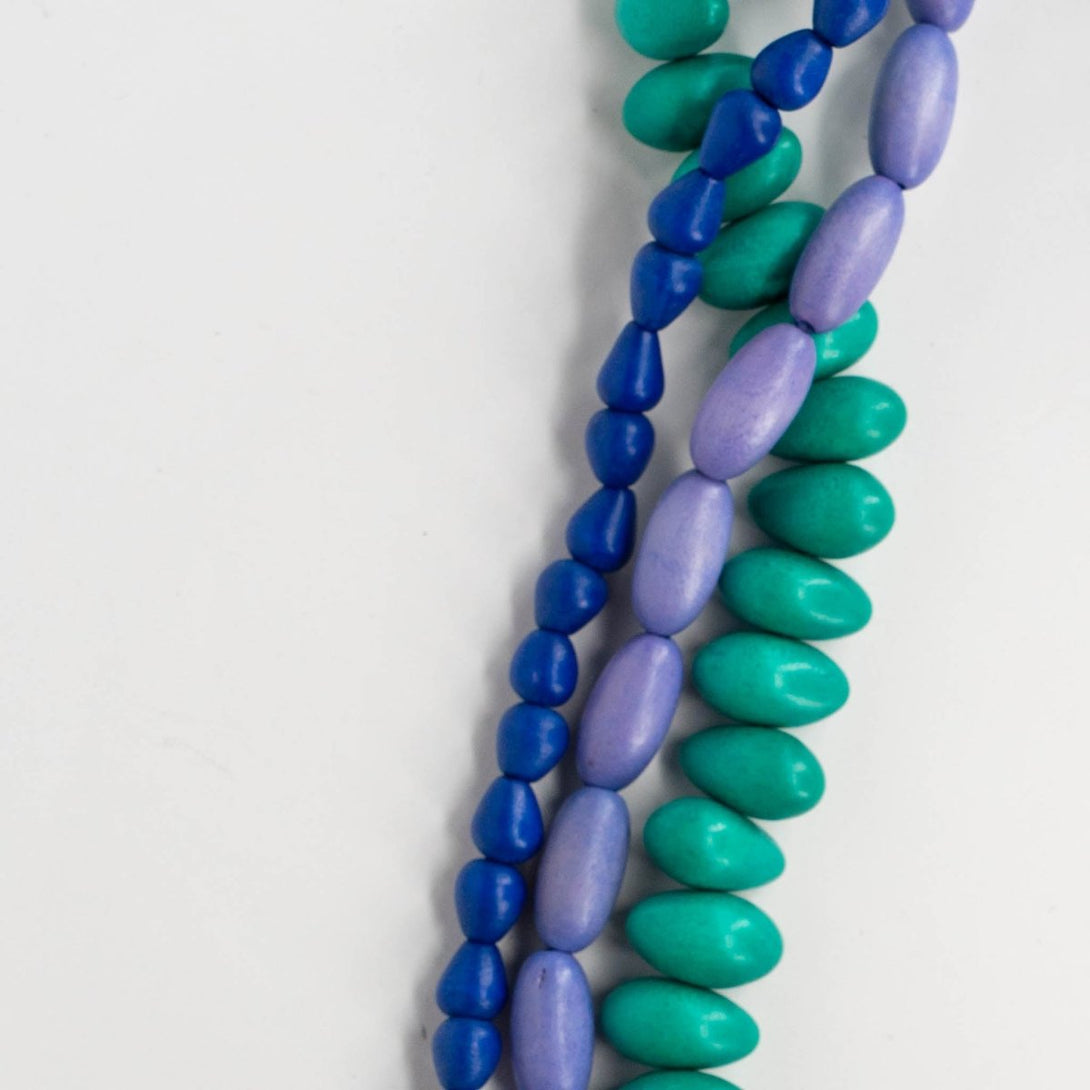 Collana legno Tiara - lilla - Bijondo