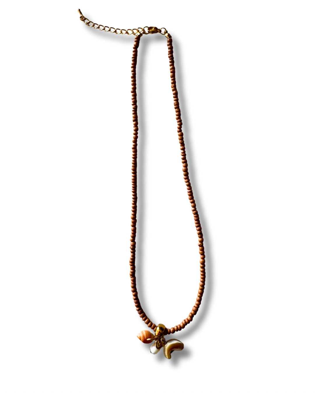 Collana legno conchiglie Shells-collana-Bijondo-Beige-Bijondo