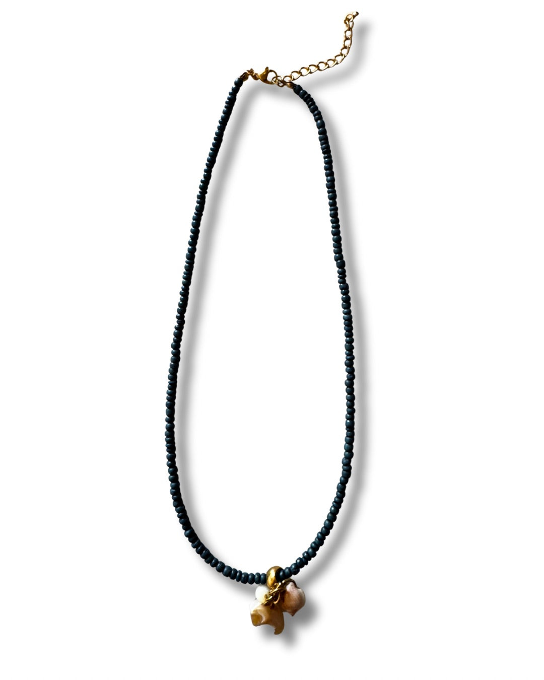 Collana legno conchiglie Shells-collana-Bijondo-Blu-Bijondo