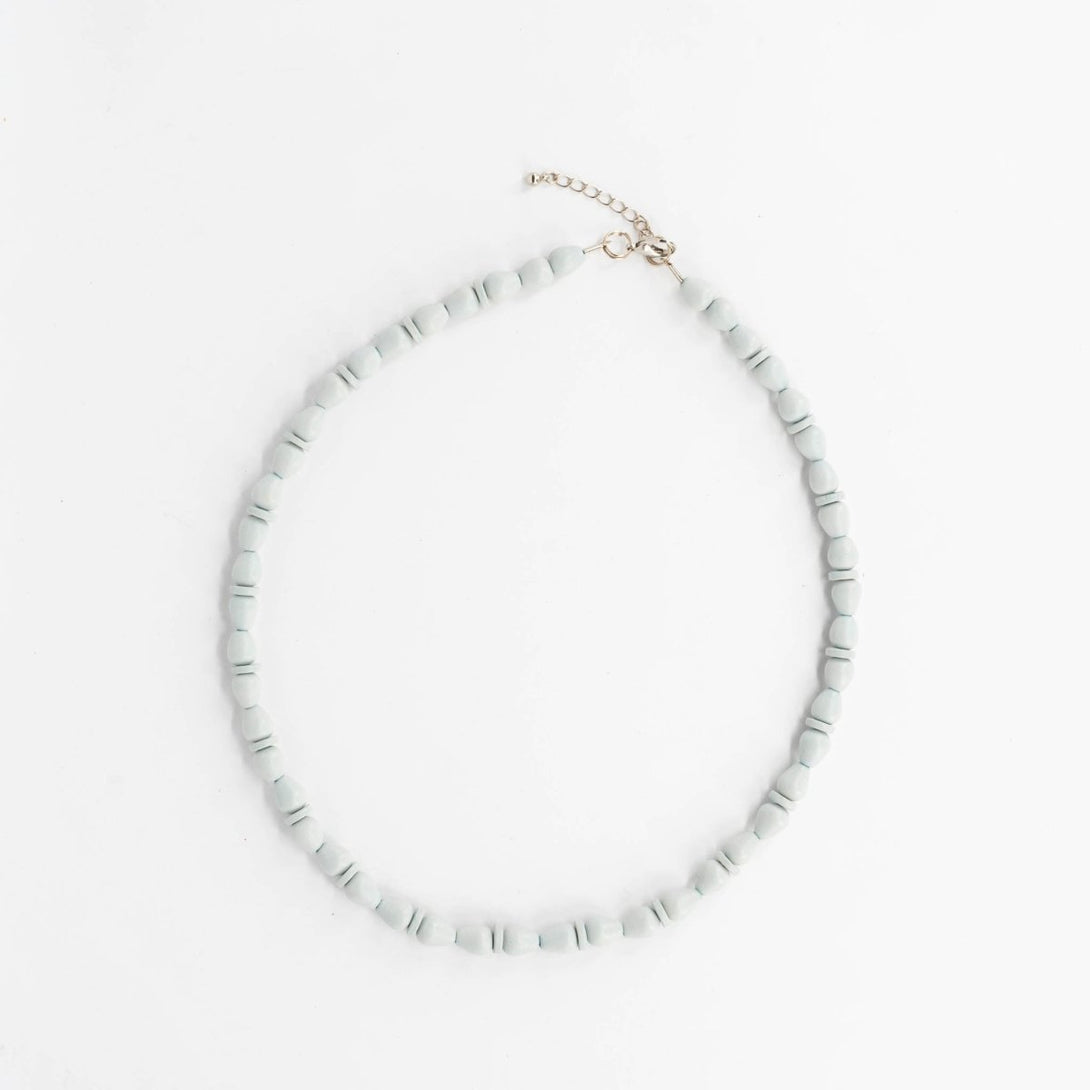 Collana legno corta Kai - grigio - Bijondo