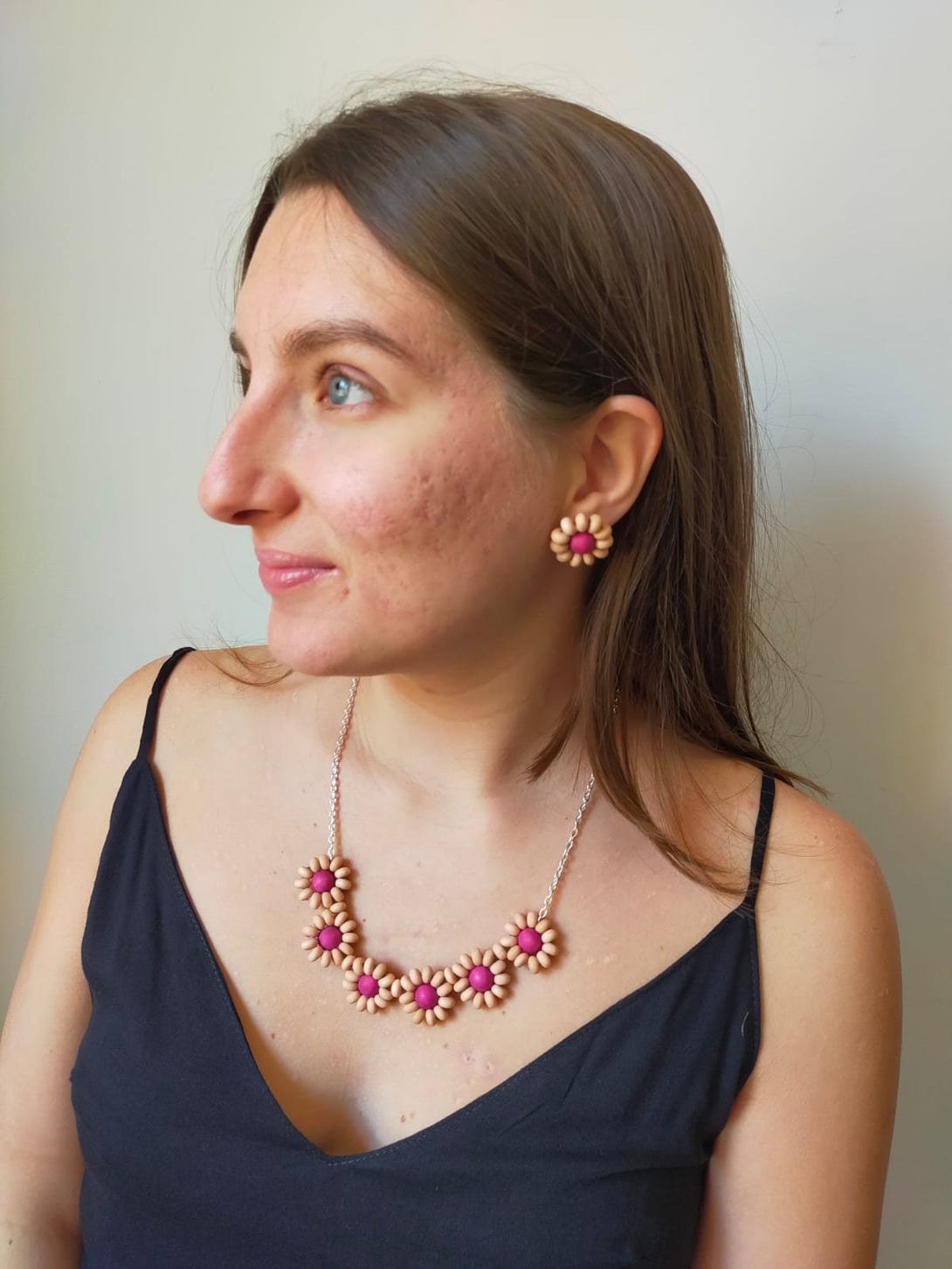 Collana legno corta regolabile Fiorellini-collana-EW-Bijondo