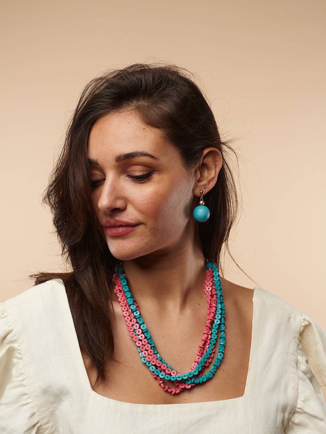 Collana legno, leggera Lula, costume jewelry-collana-EW-Bijondo