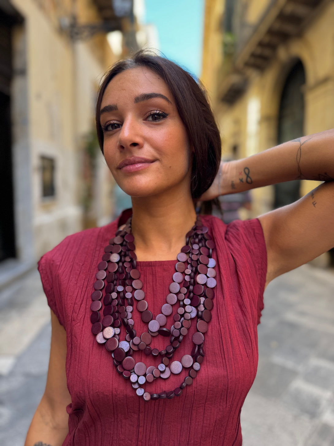 Collana legno, leggera Mila-collana-Bijondo-Bijondo