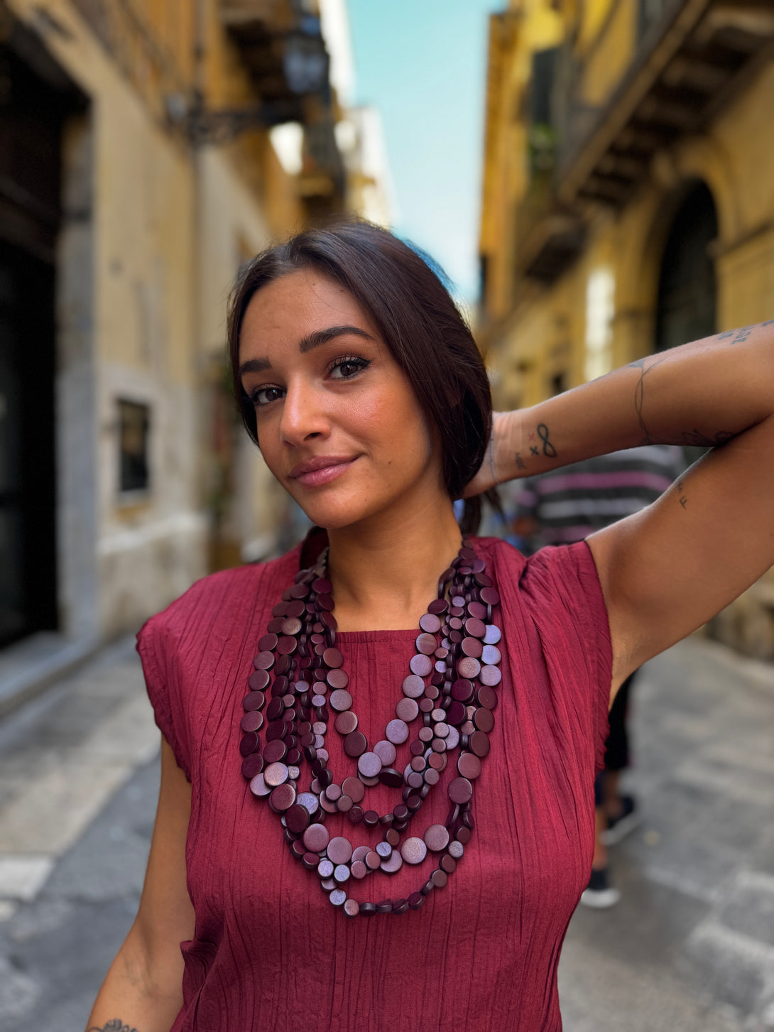 Collana legno, leggera Mila-collana-Bijondo-Bijondo