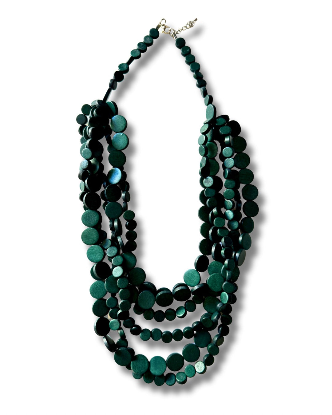 Collana legno, leggera Mila-collana-Bijondo-Verde-Bijondo