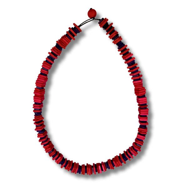 Collana, legno, leggera Oslo, costume jewelry-Collana-EW-Candy Pop-Bijondo