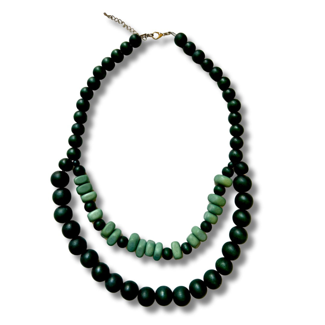 Collana legno, leggera Taylor, costume jewelry-collana-EW-Botanical Oasis-Bijondo