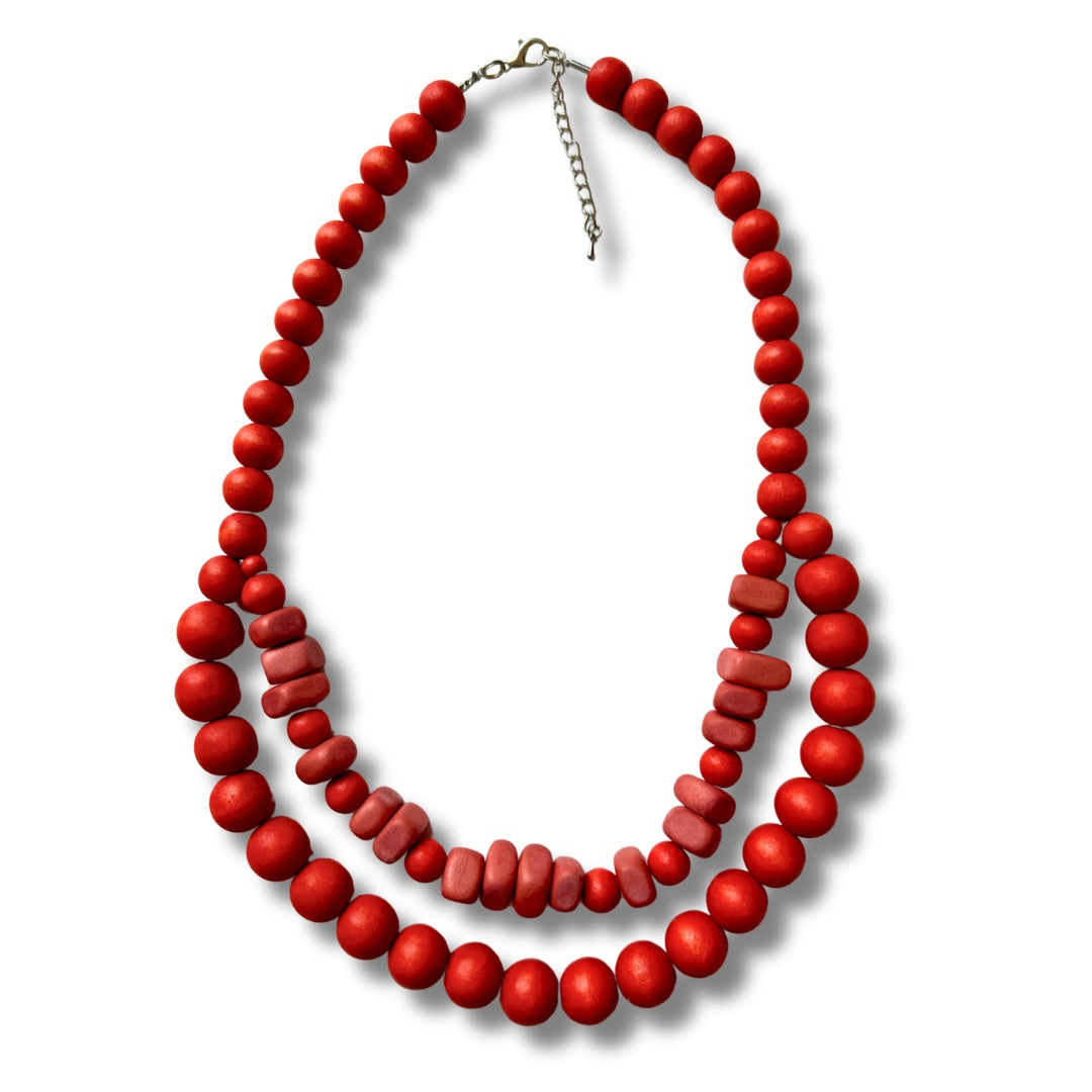 Collana legno, leggera Taylor, costume jewelry-collana-EW-Desert Sunset-Bijondo