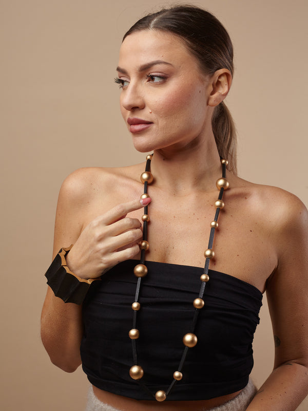 Collana legno leggera little Charvi metallic-collana-Bijondo-Bijondo