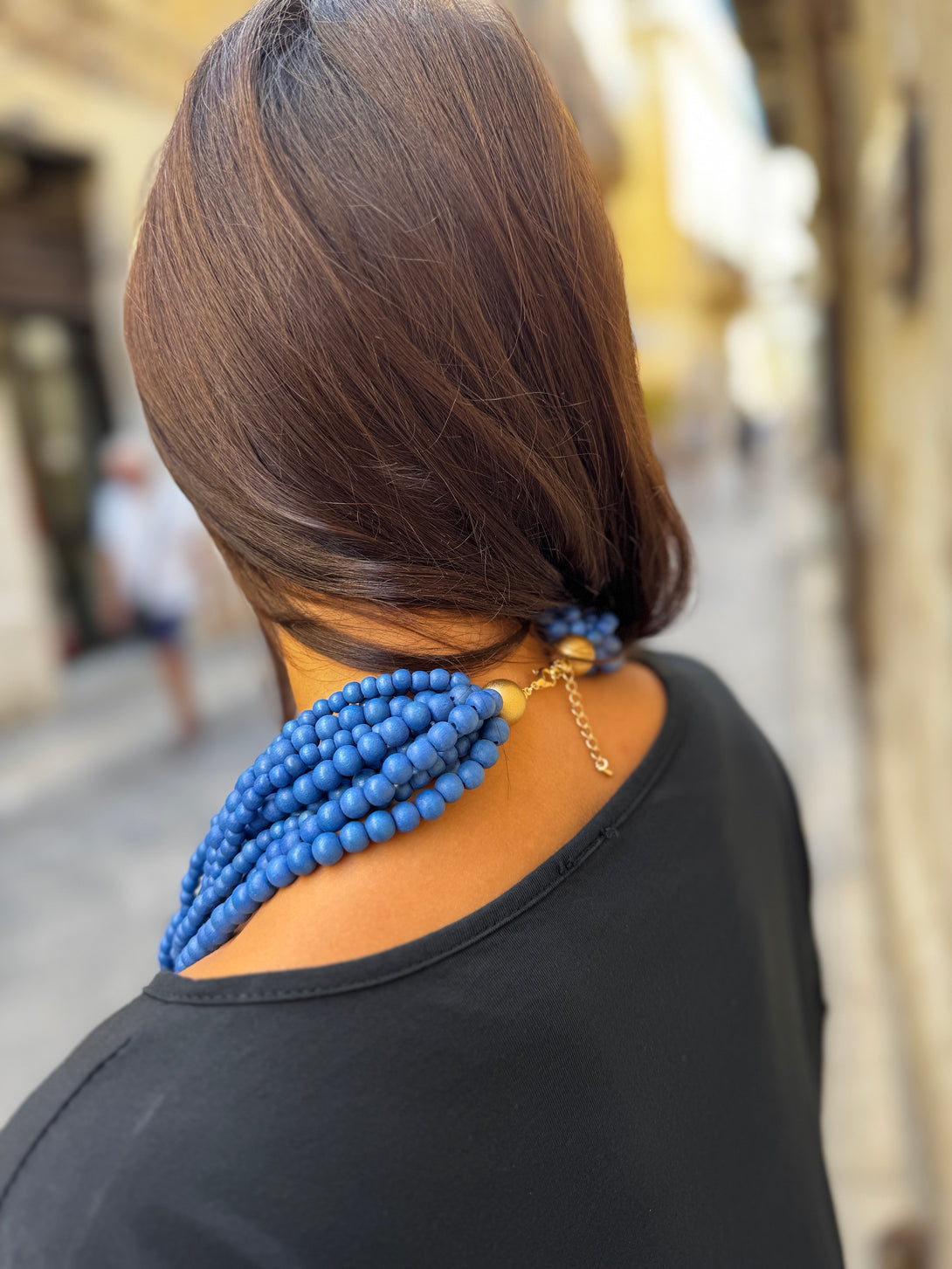 Collana legno, leggero, regolabile Bamako-Collana-EW-Bijondo