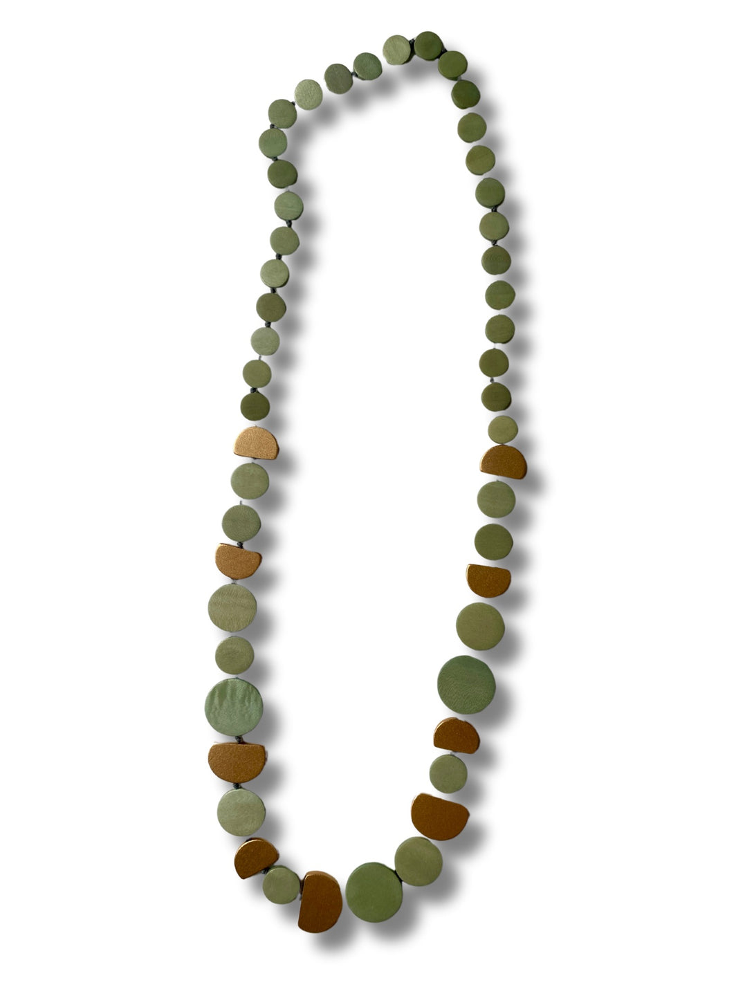 Collana legno lunga Kira metallic-collana-EW-verde-Bijondo