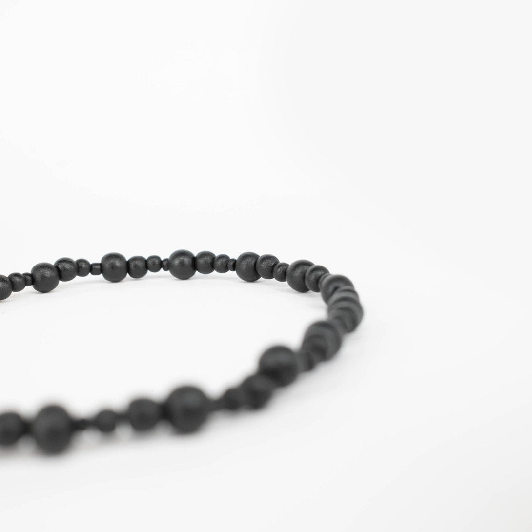 Collana legno lunga Olive - nero - Bijondo