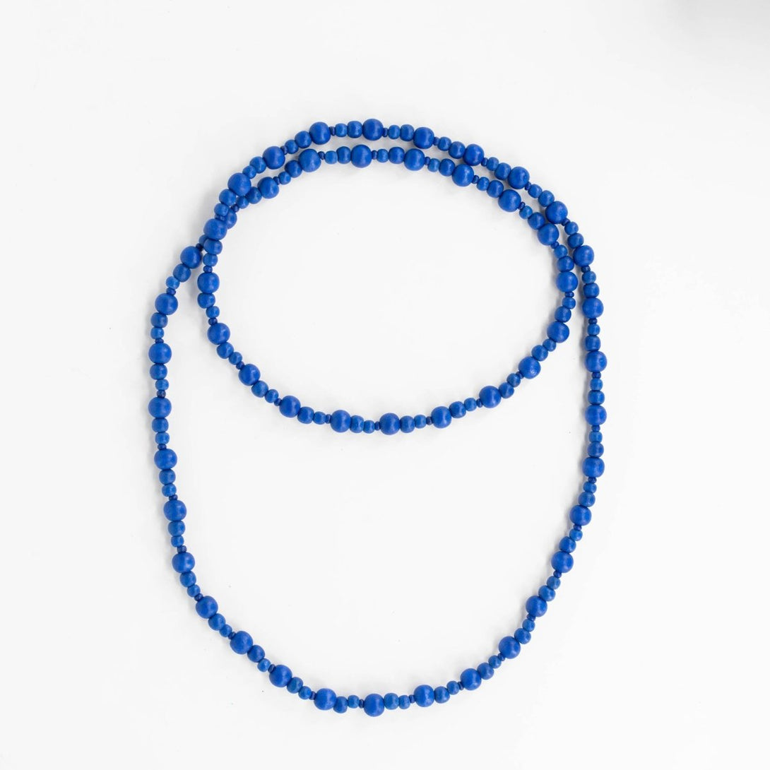 Collana legno lunga Olive - smeraldo - Bijondo