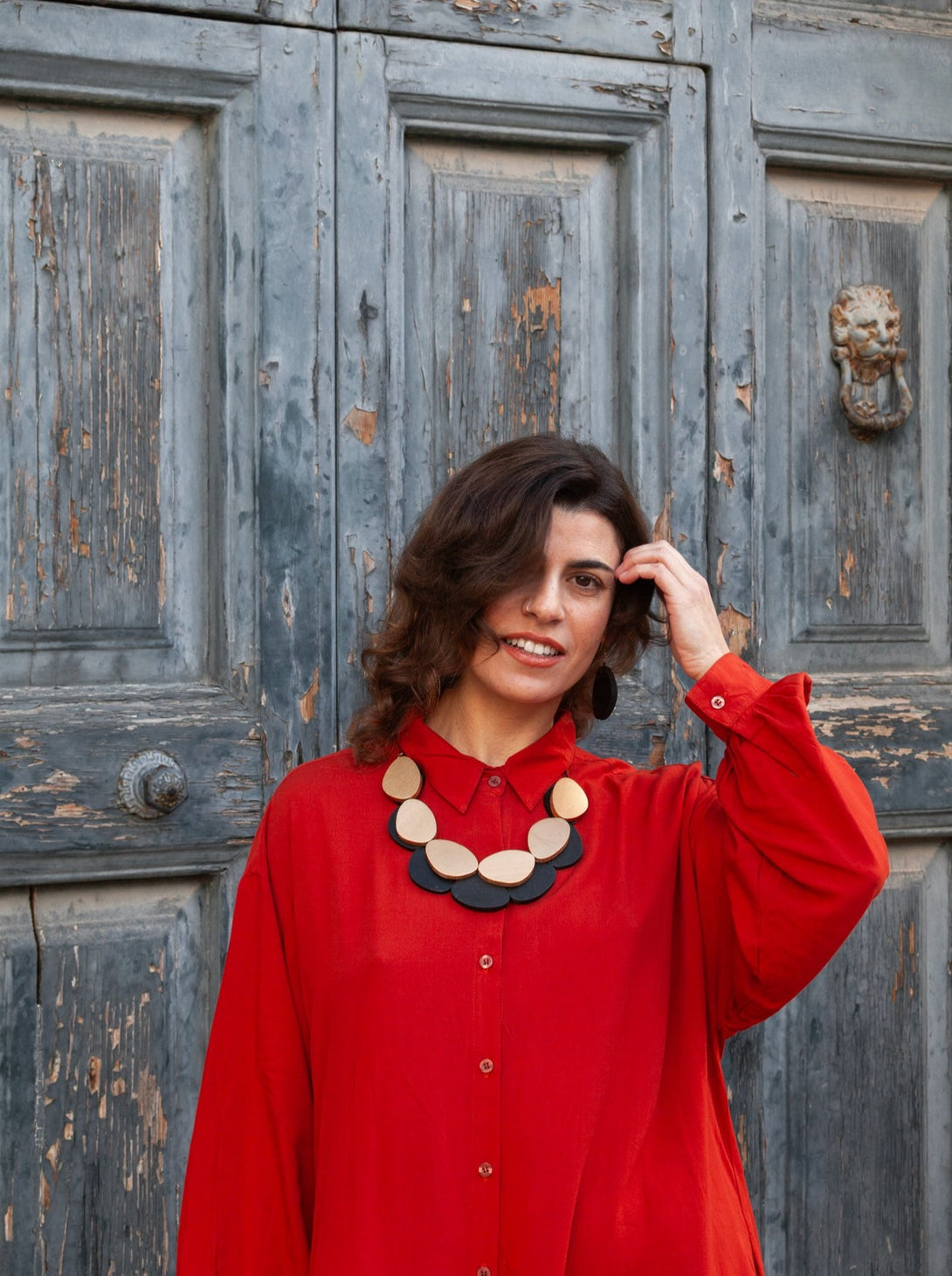 Collana legno metallic Myra-collana-EW-Bijondo