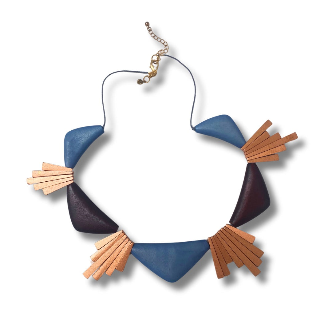 Collana legno metallic Romy-collana-Bijondo-rame-Bijondo