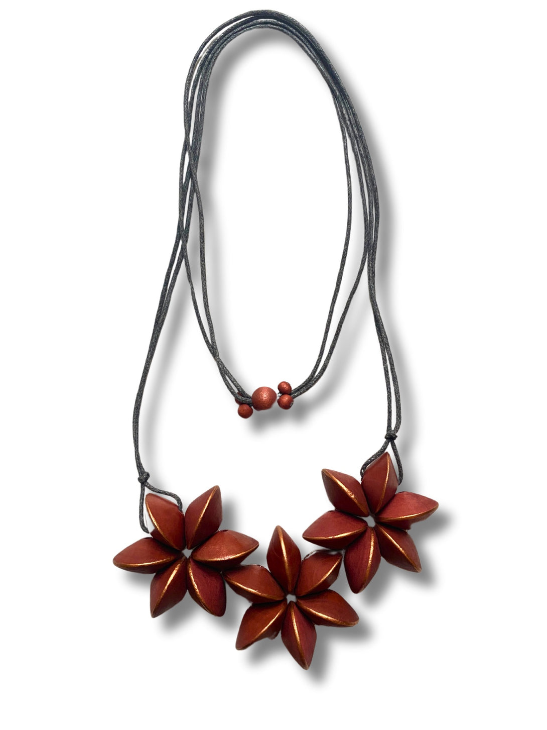 Collana legno regolabile Honolulu Metallic-collana-EW-terra-Bijondo