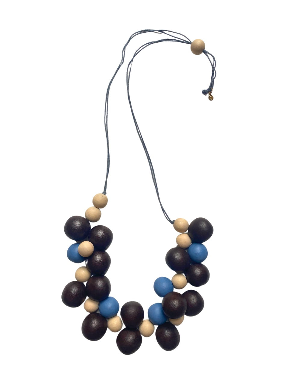 Collana legno regolabile Lola-colllana-Bijondo-Celeste-Bijondo