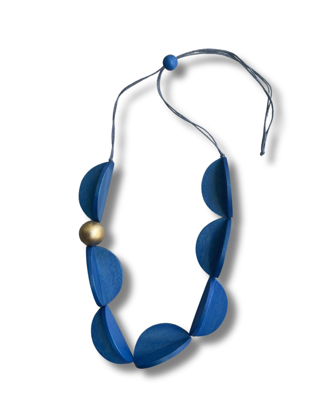 Collana legno regolabile Luna-Collana-Bijondo-Blu-Bijondo