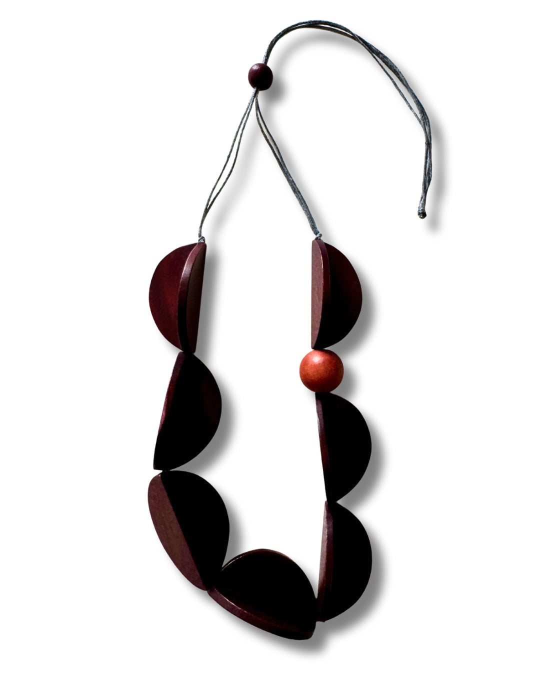 Collana legno regolabile Luna-Collana-Bijondo-Bordeaux-Bijondo