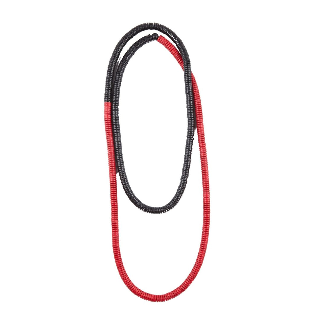 Collana lunga Rory - rosso - Bijondo