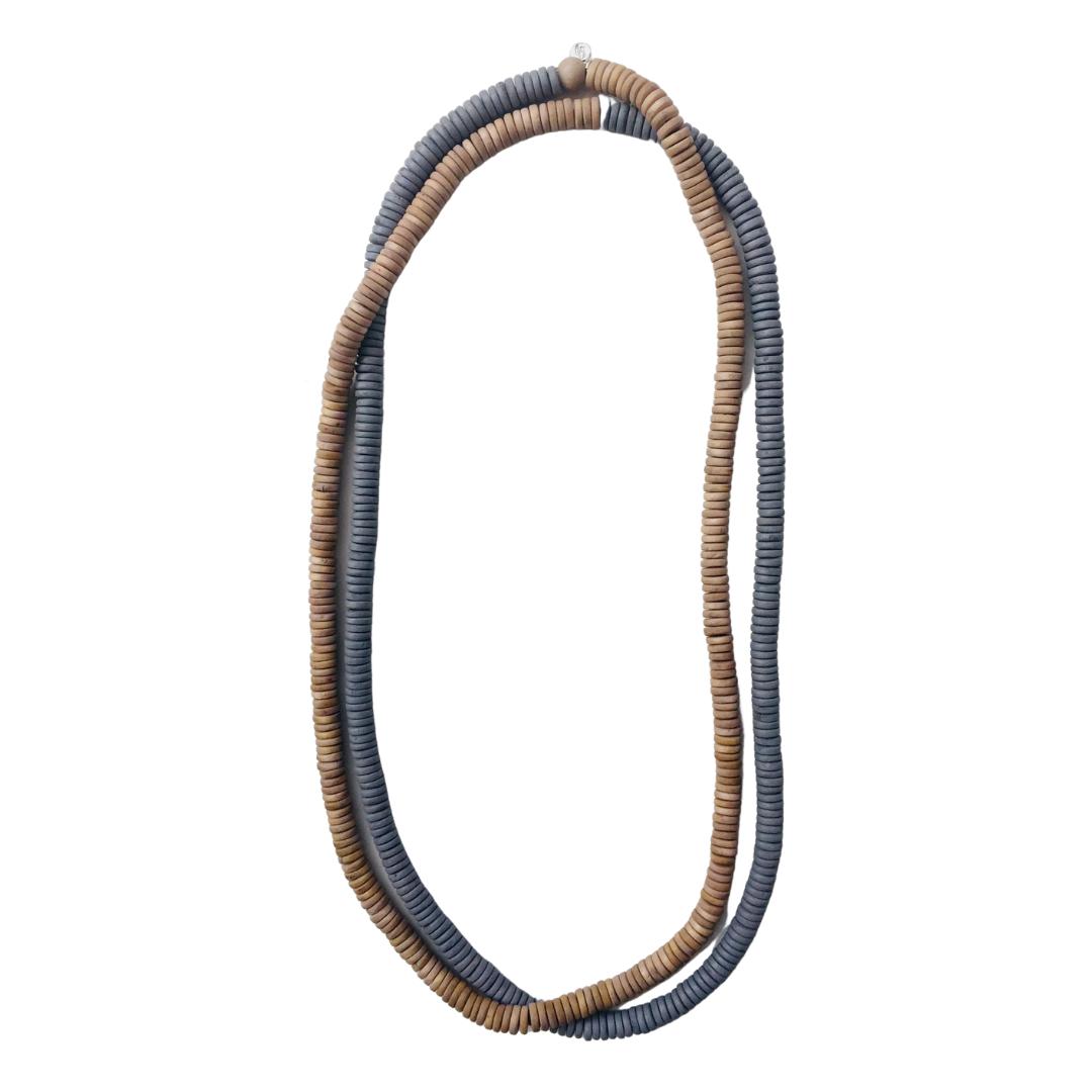 Collana lunga Rory - antracite - Bijondo