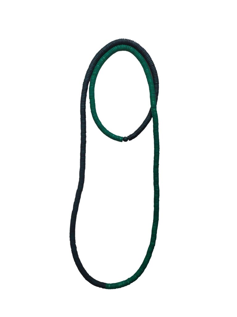 Collana lunga Rory - petrolio - Bijondo