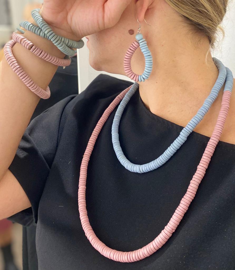 Collana lunga Rory-giallo narciso-Bijondo