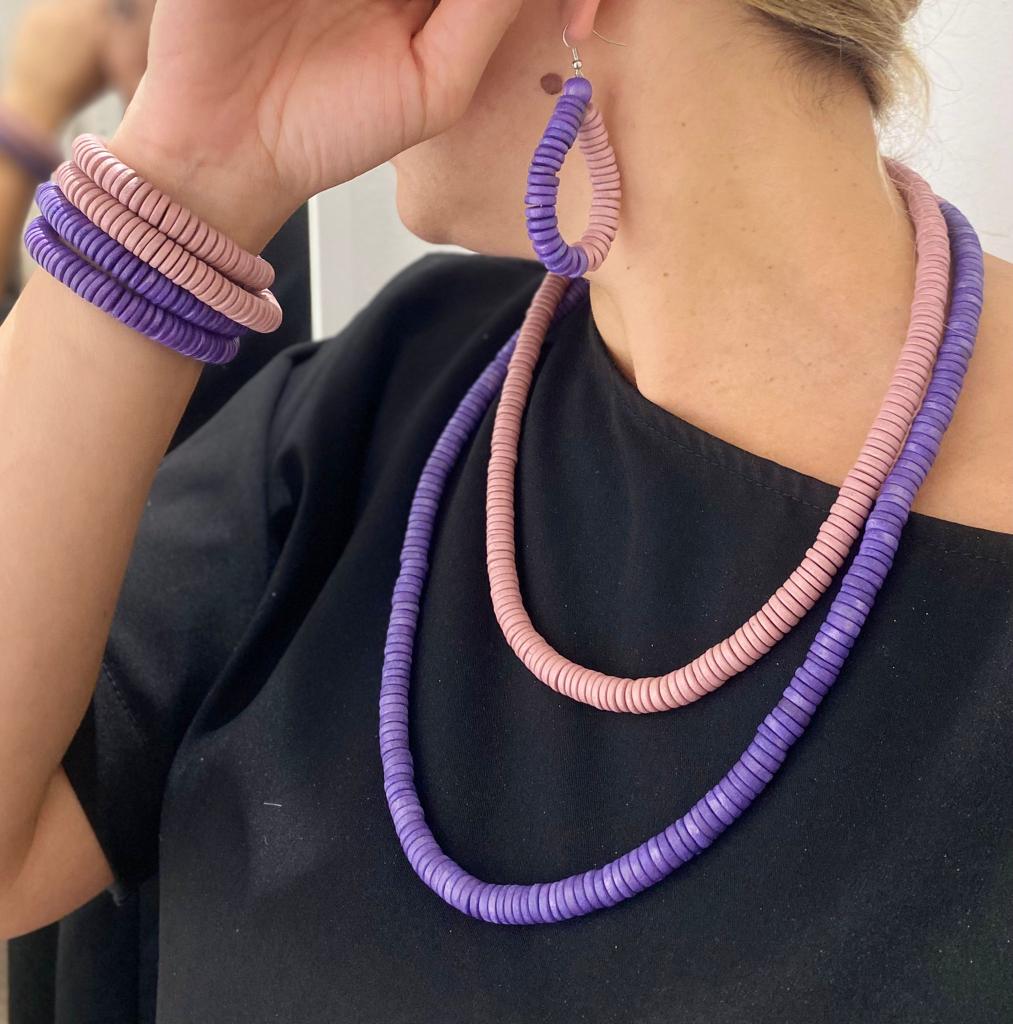 Collana lunga Rory-giallo narciso-Bijondo