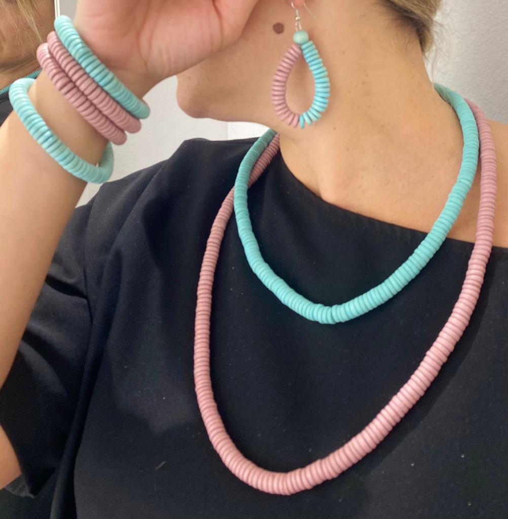 Collana lunga Rory-giallo narciso-Bijondo