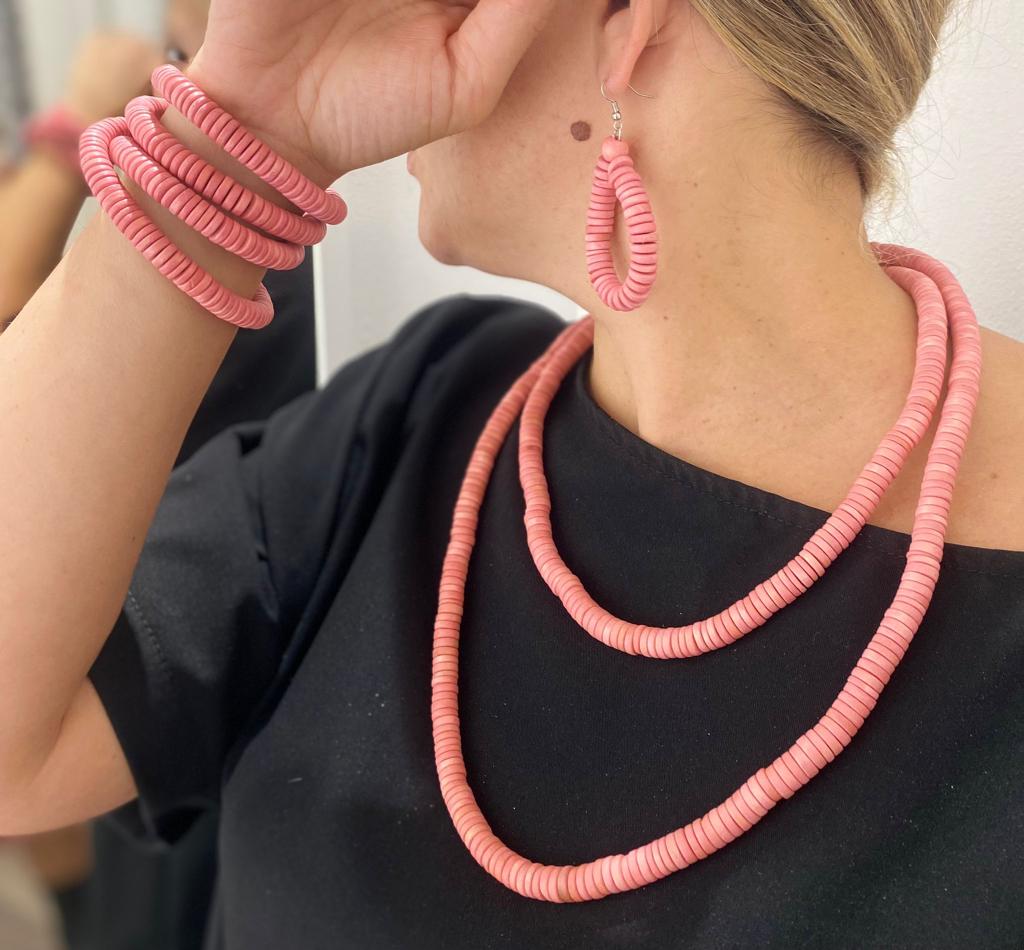 Collana lunga Rory-giallo narciso-Bijondo