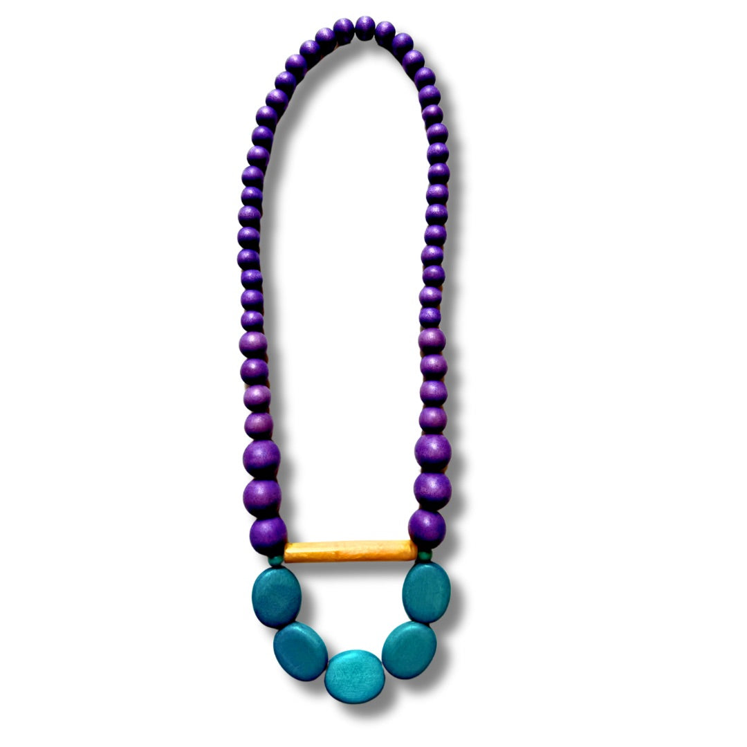 Collana lunga, leggera, legno & resina Dovie, costume jewelry-Collana-Bijondo-Candy Pop-Bijondo