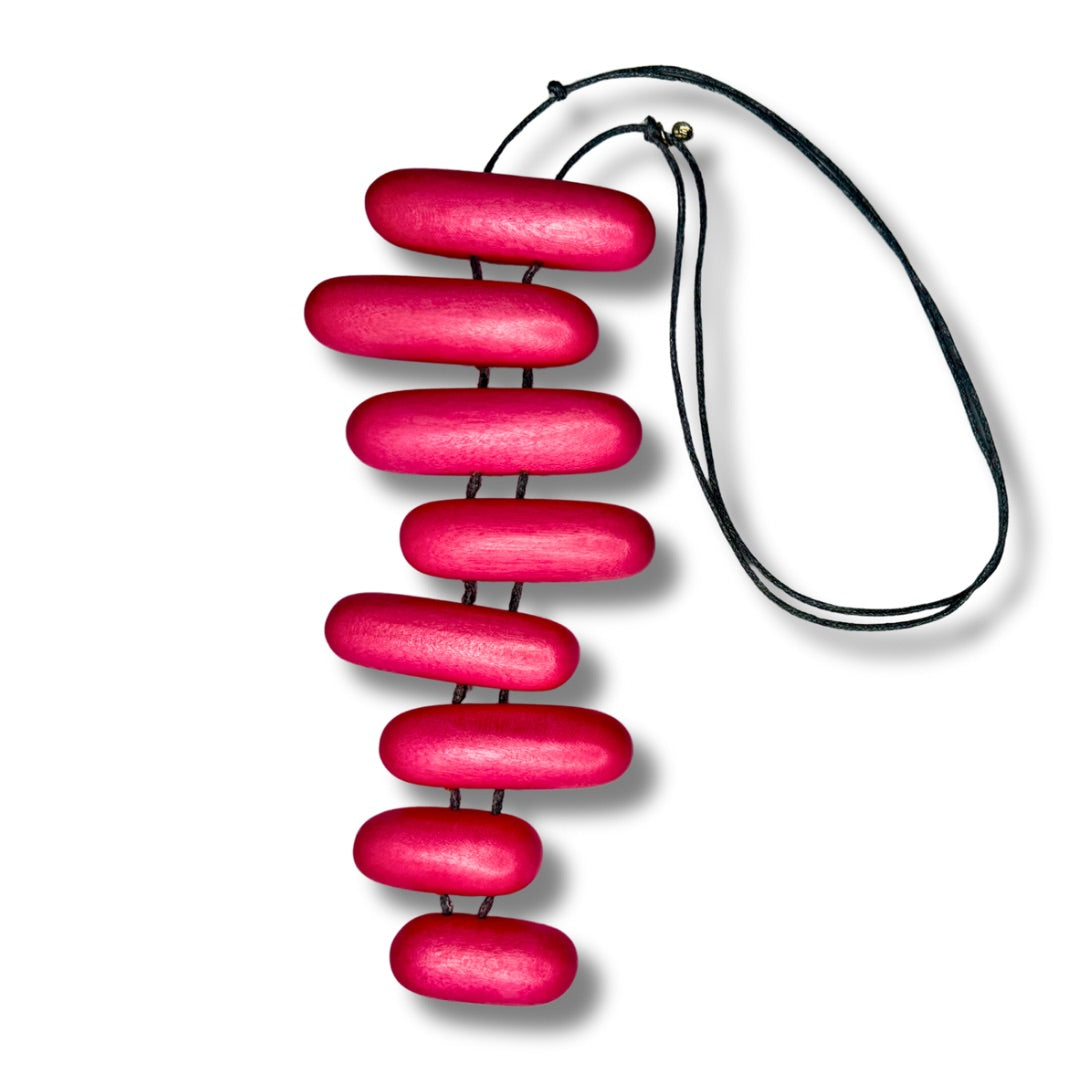 Collana lunga legno Bahamas-collana-EW-fucsia-Bijondo