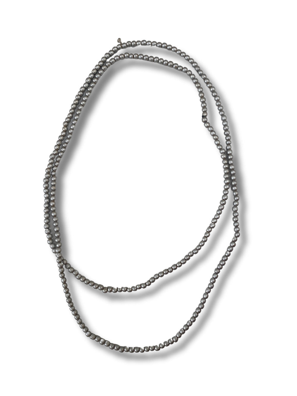 Avalaya Collana Lunga In Cotone E Legno – Perline Geometriche Marroni, Lunghezza 80 Cm – Gioiello Etnico Casual - 2