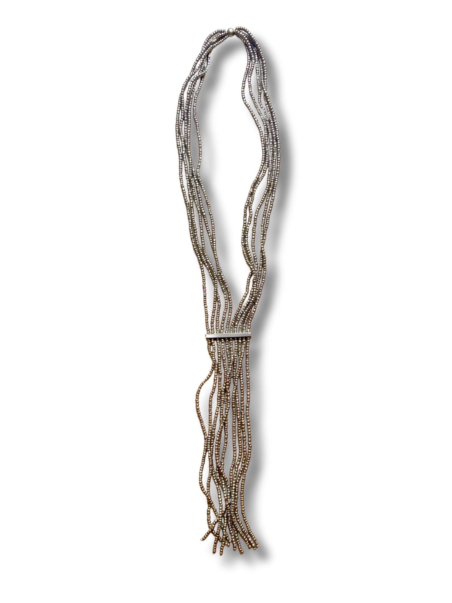 Collana in legno anni 1980, collana vintage anni '80