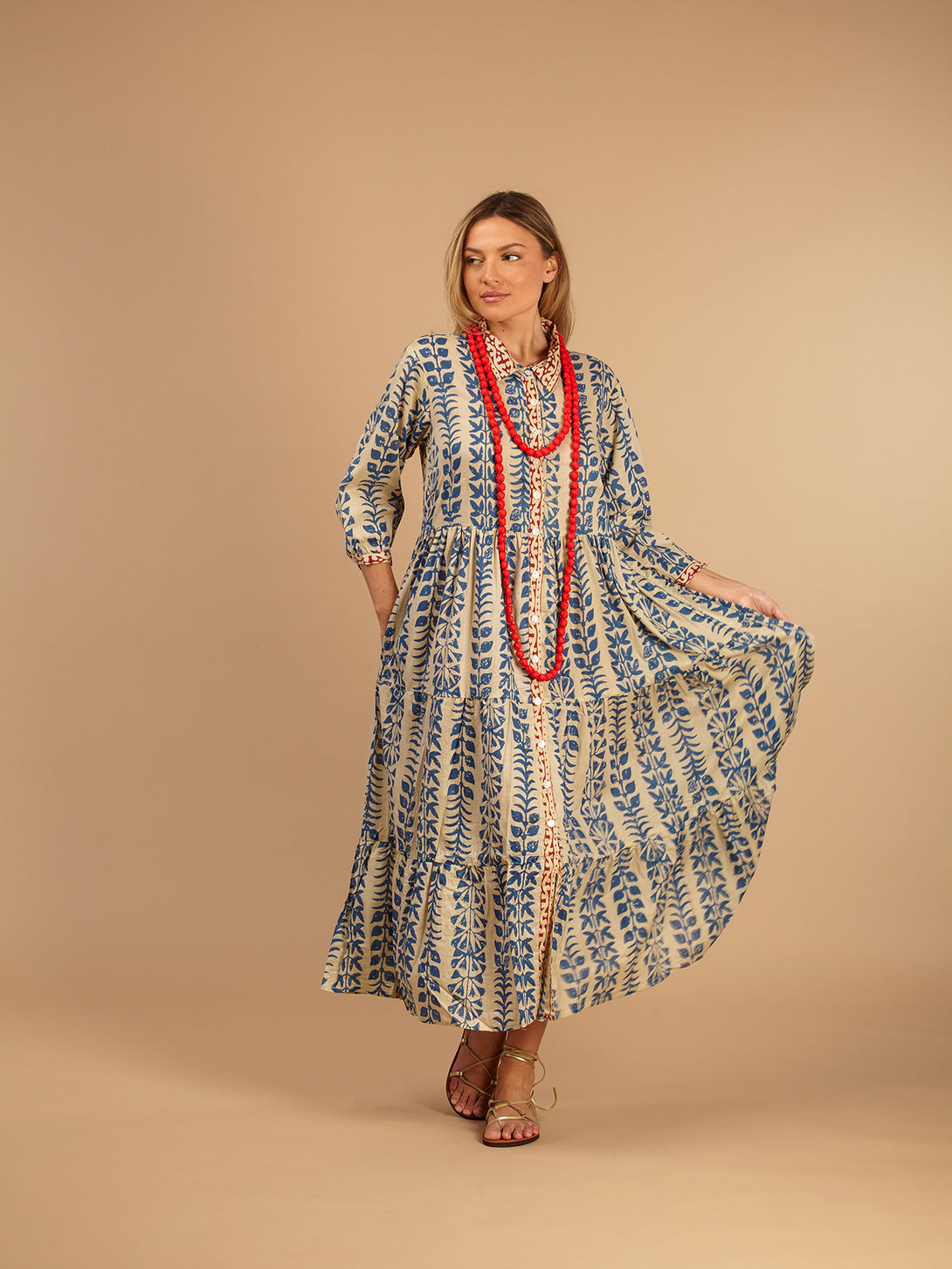 Collana lunga legno e stoffa Josy-Collana-Bijondo-Bijondo