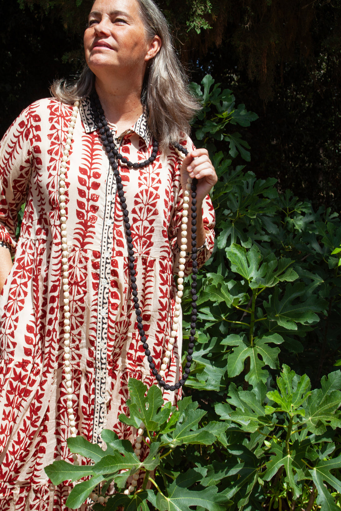 Collana lunga legno e stoffa Josy-Collana-Bijondo-Bijondo