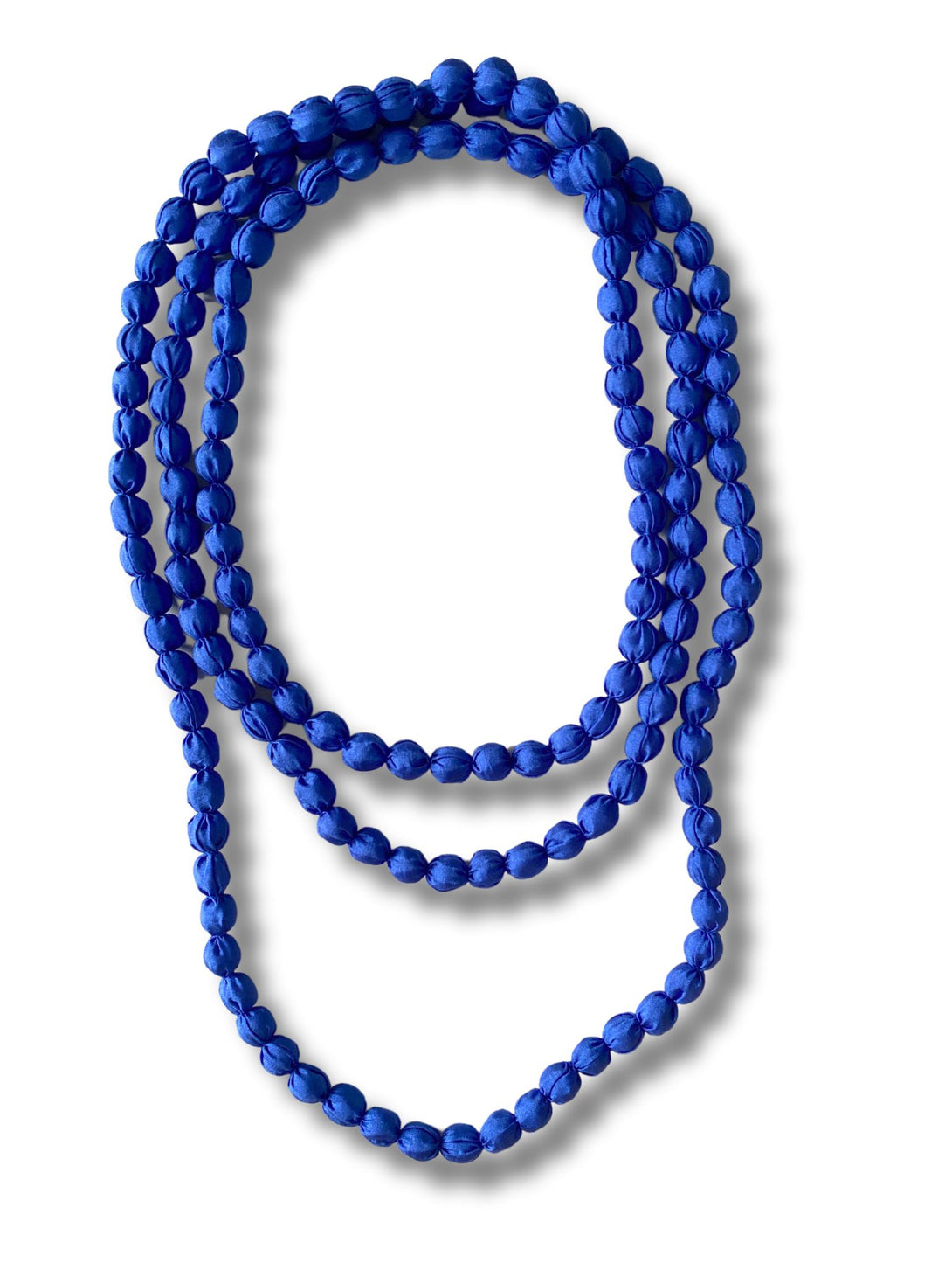 Collana lunga legno e stoffa Josy-Collana-Bijondo-Blu-Bijondo