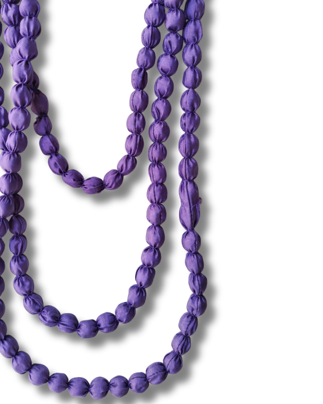 Collana lunga legno e stoffa Josy-Collana-Bijondo-Viola-Bijondo