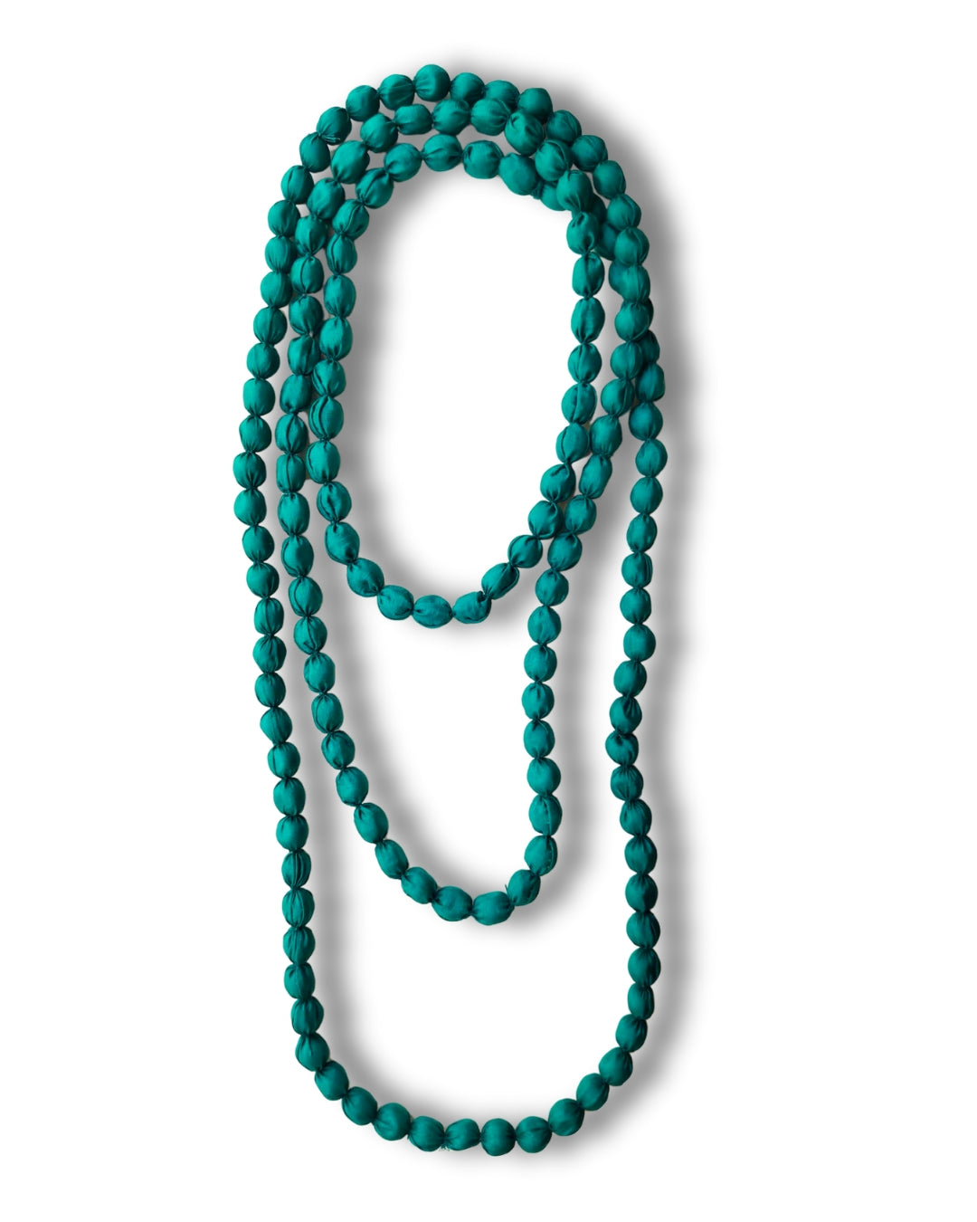 Collana lunga legno e stoffa Josy-Collana-Bijondo-smeraldo-Bijondo