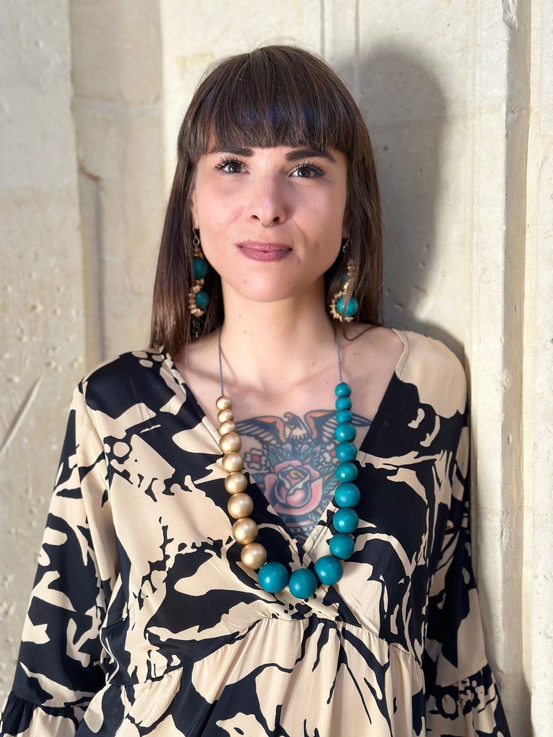 Collana regolabile legno Rio Metallic-collana-EW-Bijondo