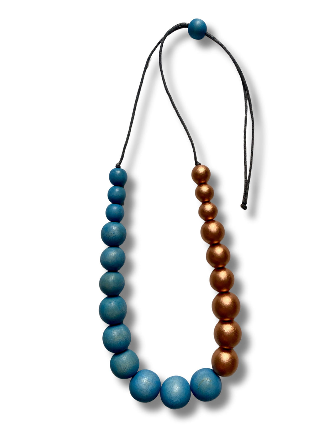 Collana regolabile legno Rio Metallic-collana-EW-celeste-Bijondo