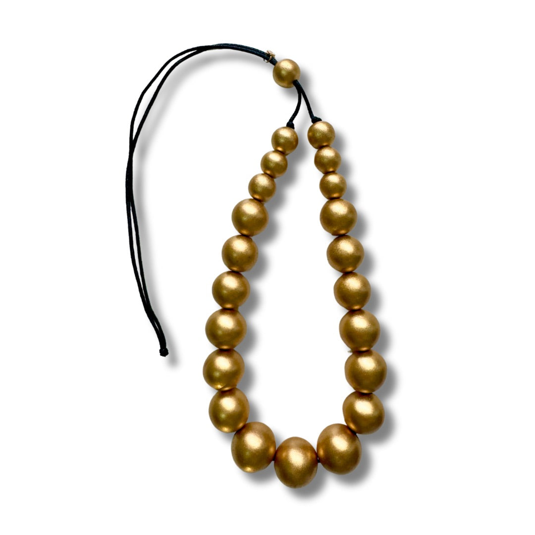 Collana regolabile legno Rio Metallic-collana-EW-oro-Bijondo