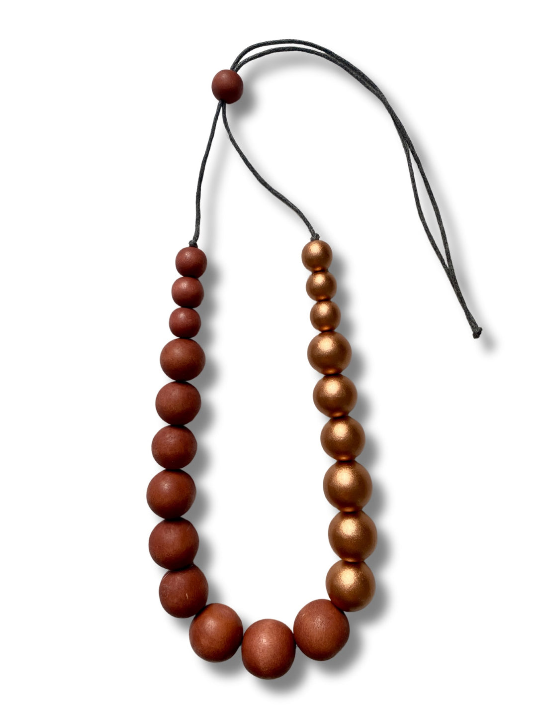 Collana regolabile legno Rio Metallic-collana-EW-terra-Bijondo