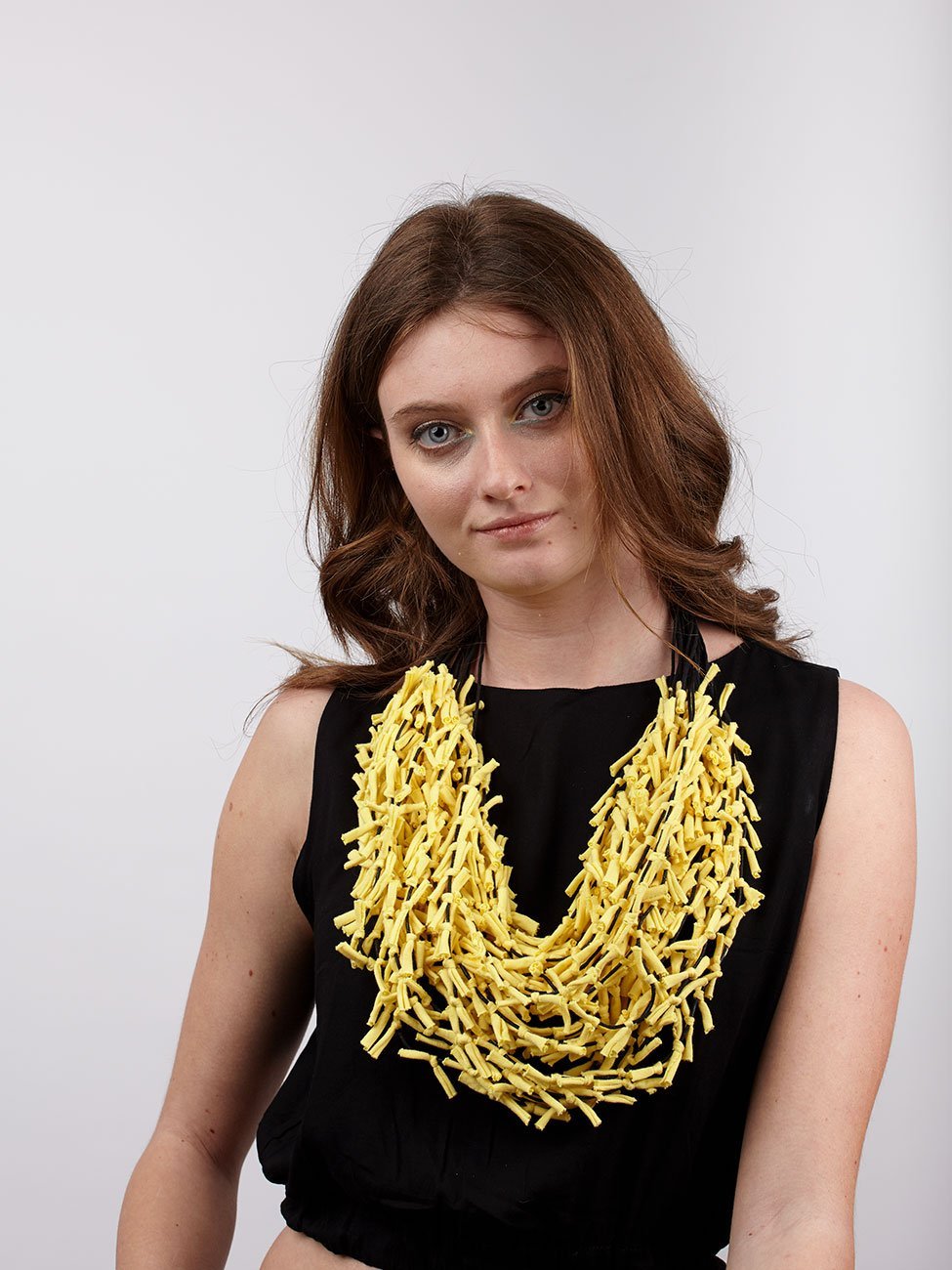 Collana tessuto Tonga Big - rosa - Bijondo