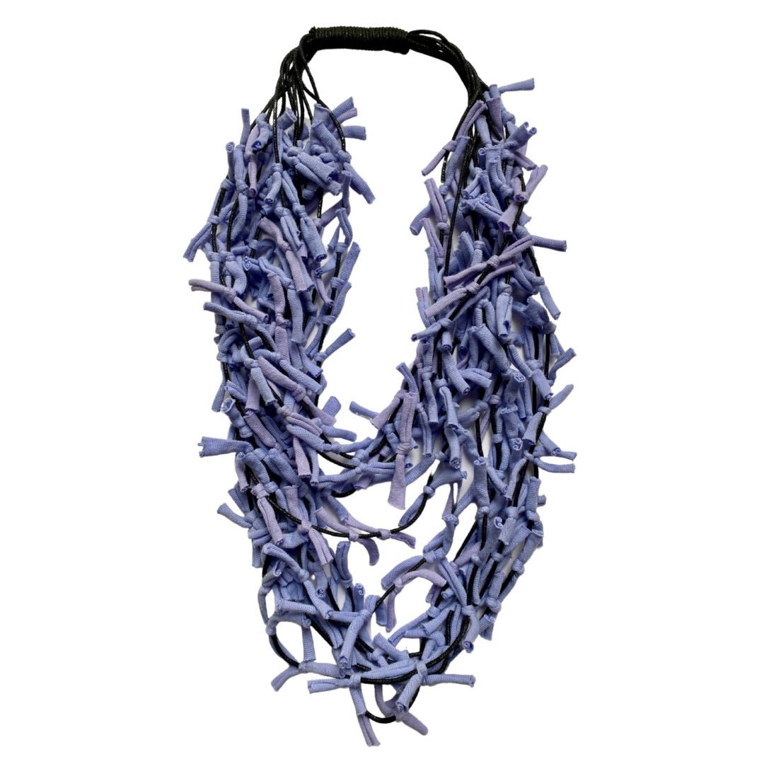 Collana tessuto Tonga Medium - lavanda - Bijondo