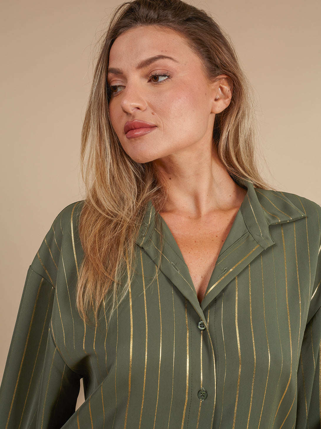 Completo elegante laminato oro Judith-Set-Bijondo-Bijondo