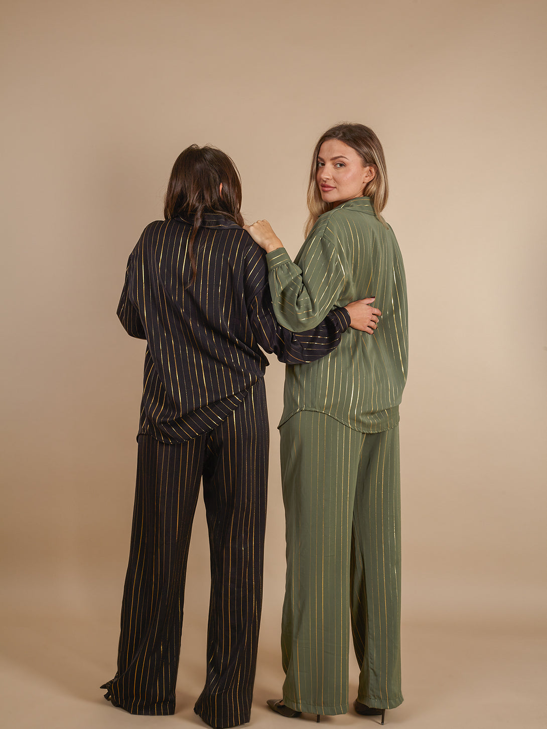 Completo elegante laminato oro Judith-Set-Bijondo-Bijondo