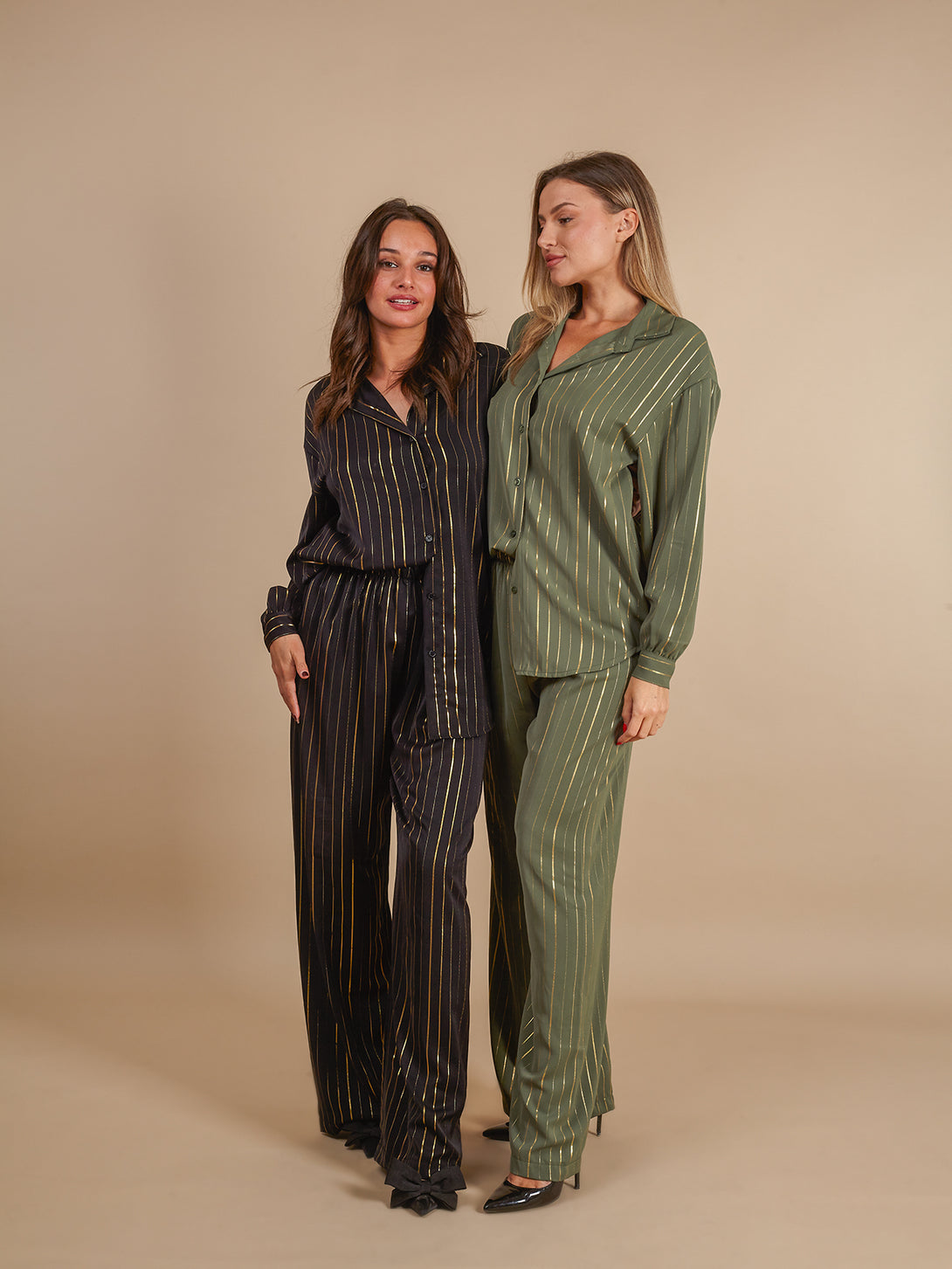 Completo elegante laminato oro Judith-Set-Bijondo-Bijondo