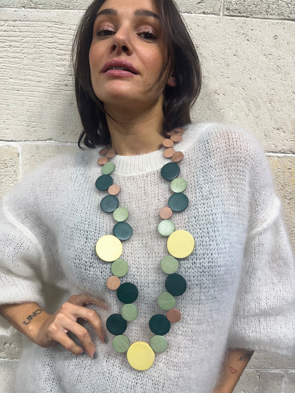 Collana Legno Lunga Kiribati