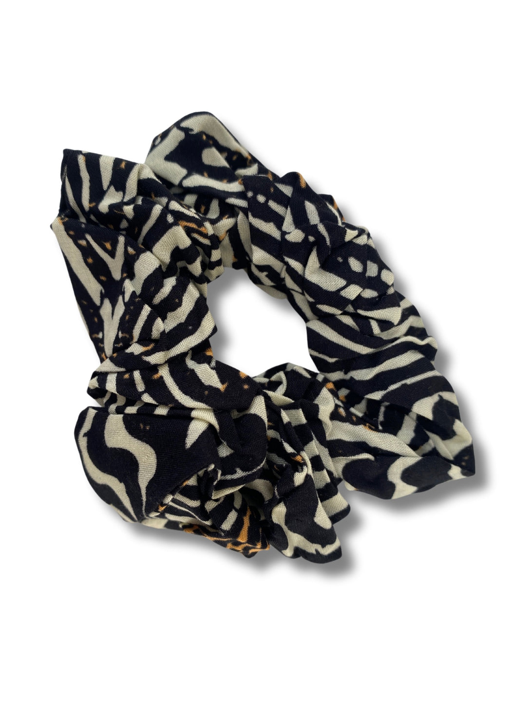 Elastico per capelli Scrunchie-Fascia-Bijondo-bianco nero-Bijondo